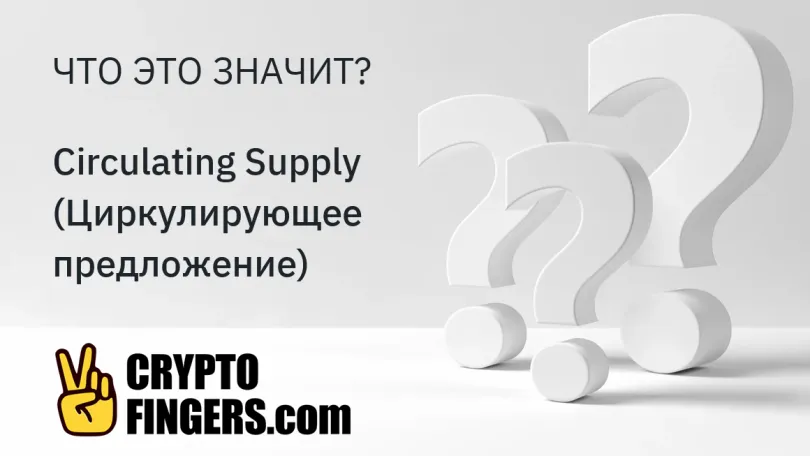 Словарь криптотерминов: Что такое Circulating Supply (Циркулирующее предложение)?