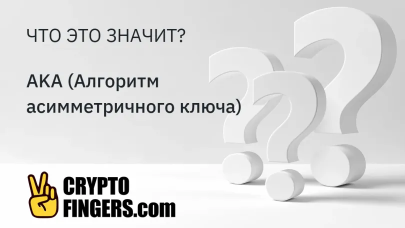 Словарь криптотерминов: Что такое AKA (Алгоритм асимметричного ключа)?