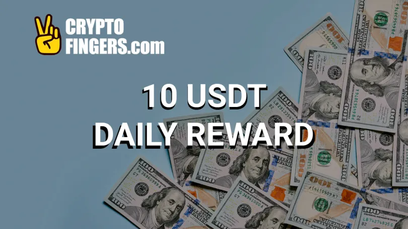 Information: Win 10 USDT with daily contest on CryptoFingers Telegram